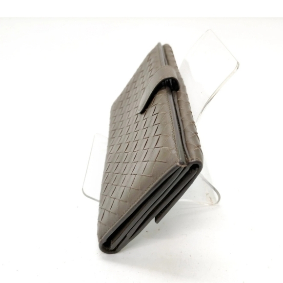 Bottega Veneta Intrecciato Leather Tri Fold Wallet - Picture 3 of 13